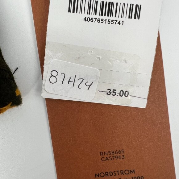 Nordstrom Babies Kids Cristina Martinez Graphic Dress Brown Bloom Smudge 18M NWT - Picture 4 of 6